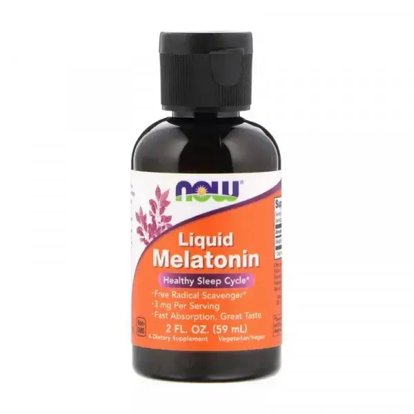 

Мелатонин жидкий Now Foods Liquid Melatonin 60 ml Нау Фудс