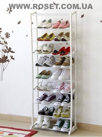 

Полка для обуви Amazing shoe rack на 30 пар, Белый