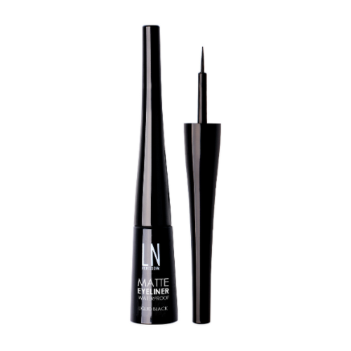 

Матовая подводка для глаз водостойкая черная LN Professional Matte, Черный