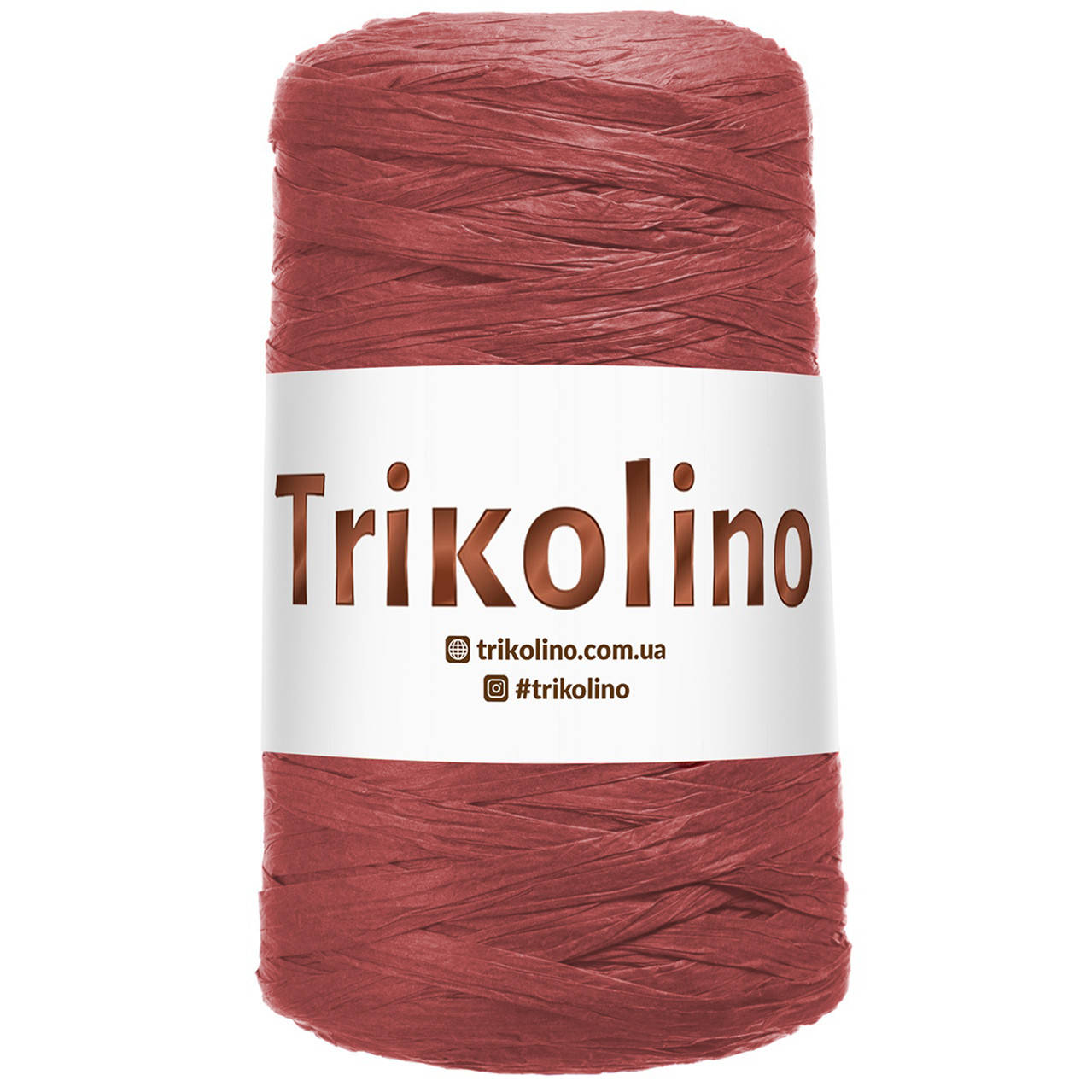 

Рафия Natural 160 м. Алый. Trikolino