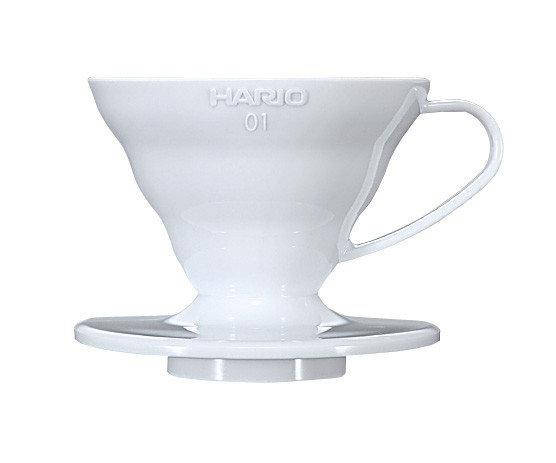 

Пуровер Hario V60 02 белый пластиковый для заваривания кофе на 1-4 чашки