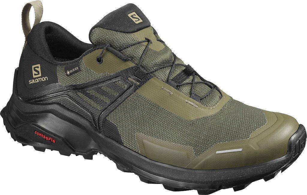 

Мужские кроссовки SALOMON X RAISE GTX Gore-TEX 410416, Хаки