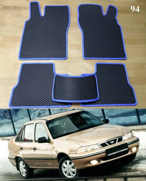 

Коврики ЕВА в салон Daewoo Nexia '95-08, Черный