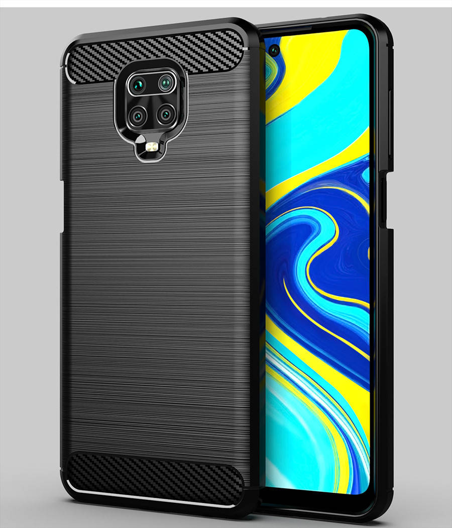 

TPU чехол накладка Urban для Xiaomi Redmi Note 9 Pro / Note 9S (3 цвета) черный