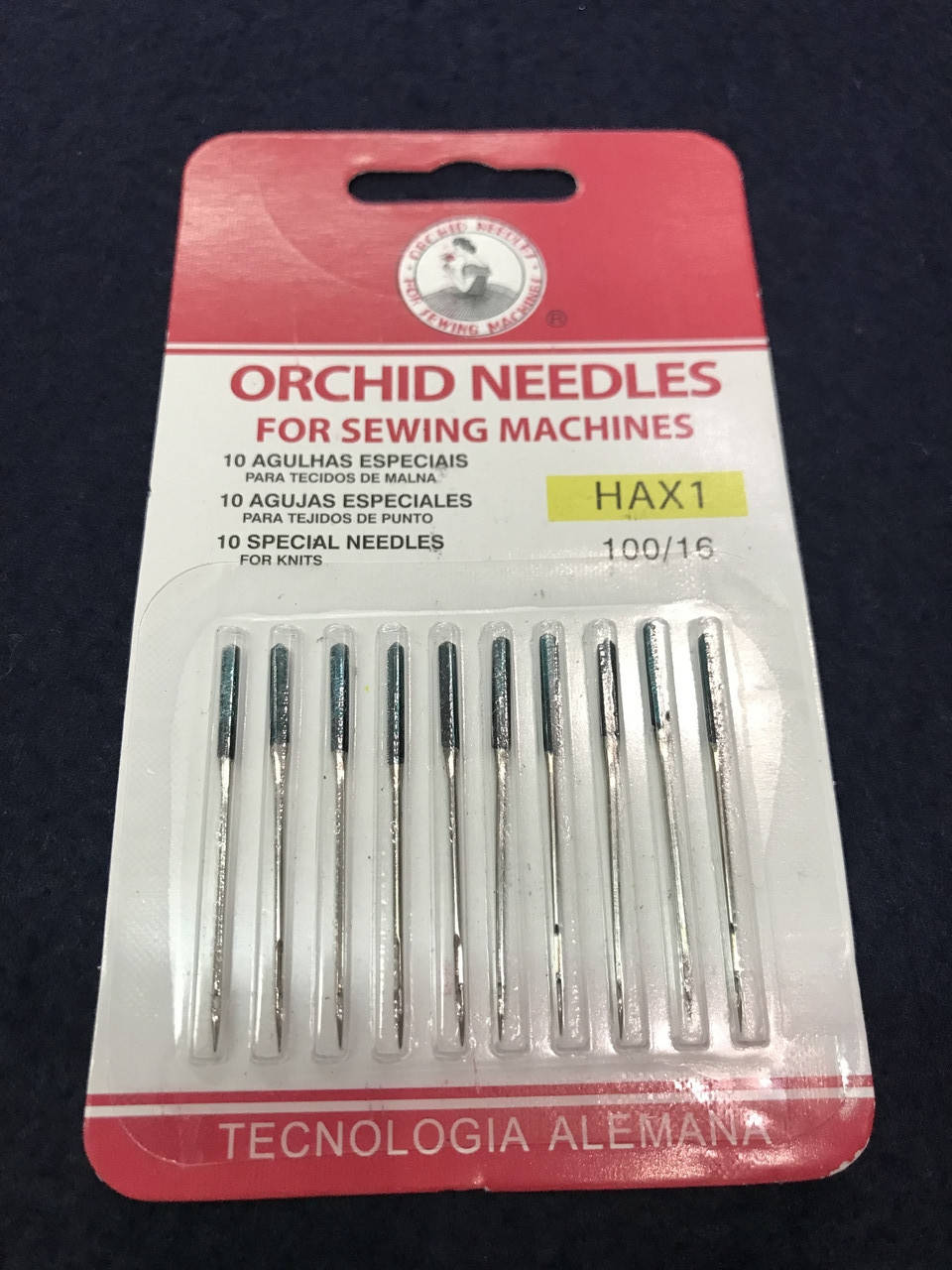 

Иглы для трикотажа №100 для бытовых швейных машин "Orchid Needles"