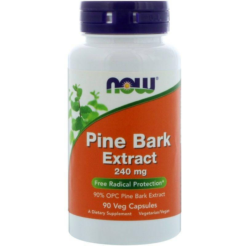 

Now Foods, экстракт сосновой коры (90 капс.), Pine Bark Extract