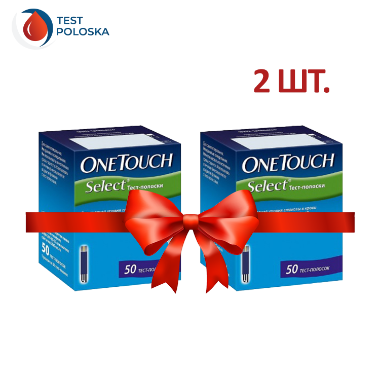 

Тест полоски One Touch Select (Ван Тач Селект) №50 2 упаковки