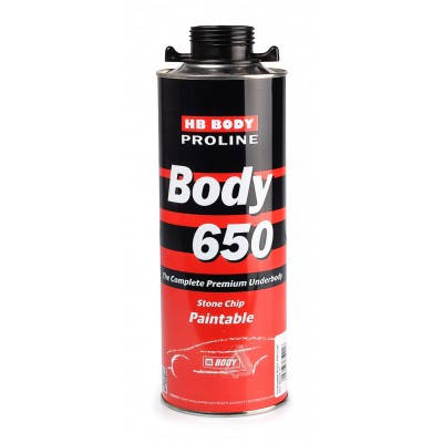 

Антигравий BODY PROLINE 650 черное(под пистолет) 1л., Черный