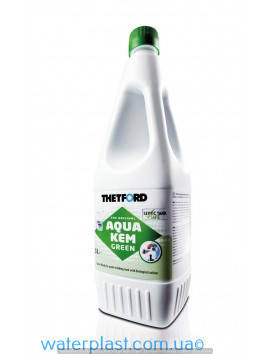 

Жидкость для биотуалета для нижнего бака концентрированая аqua кem green 1.5 л, Зелёный