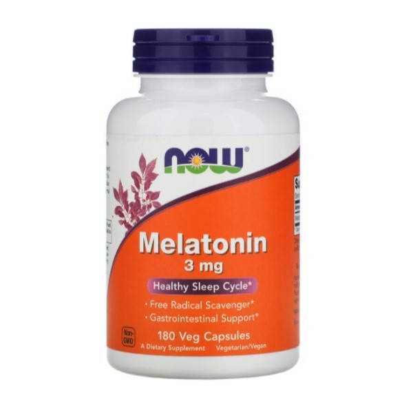 

Melatonin 3 mg NOW Foods (180 вег капсул)