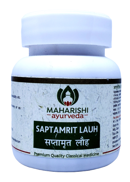 

Саптамрит Лаух, болезни глаз, повышенная кислотность, Saptamrit Lauh (40tab)