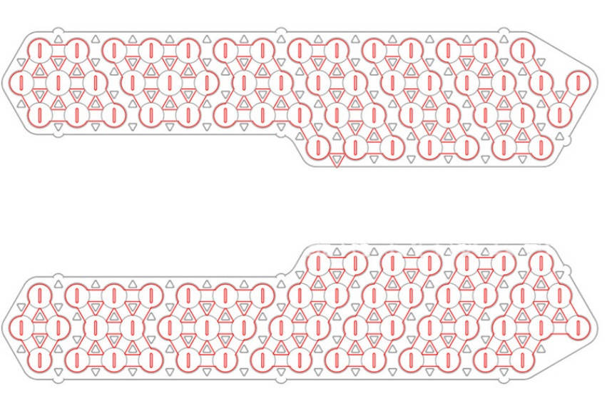 

Комплект никелиевых лент 13S4P