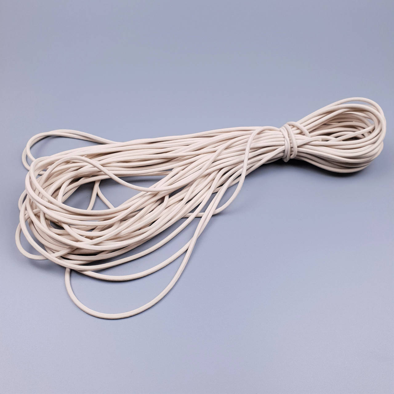 

Резинка рыболовная для донки круглая 2.5мм 18м рыбацкая резинка для закидушки, Светло-серый