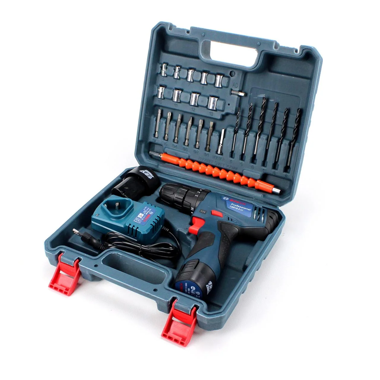 

Шуруповерт ударный BOSCH TSR18-2LI (12V 1,5AH) с набором