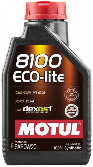 

Моторное масло Motul 8100 0W-20 Eco-Lite 1л