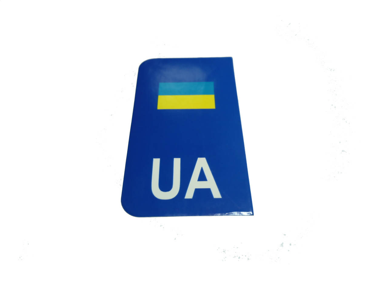 

Наклейка на номер "UA", Синий