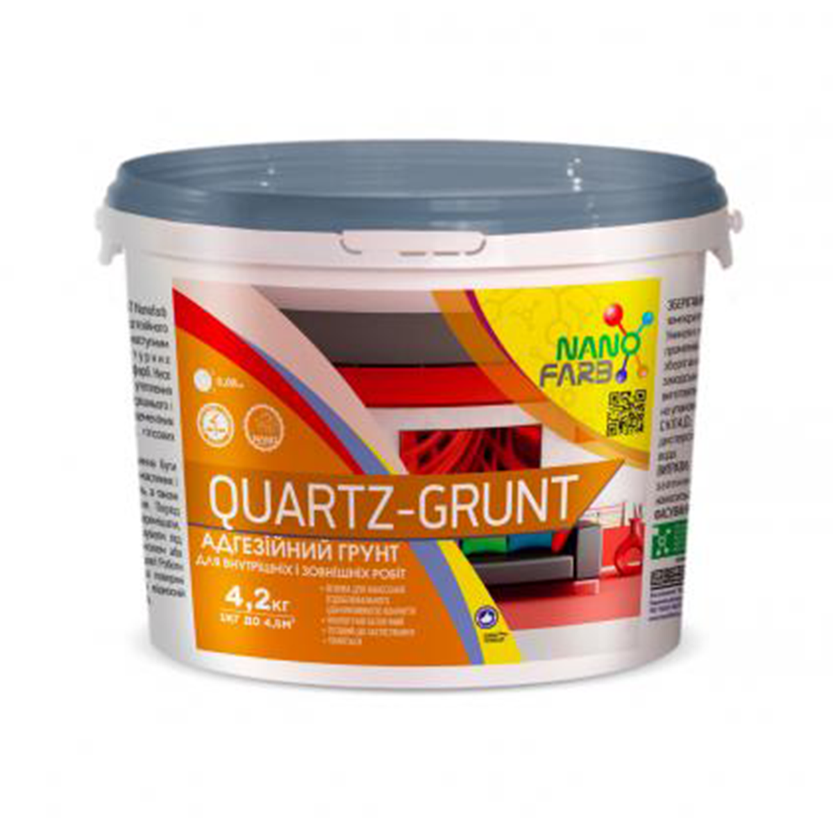 

Кварцевая грунтовка Nanofarb Quartz-Grunt 4.2кг