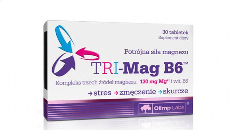 

Витамины и минералы Olimp TRI-Mag B6, 30 таблеток