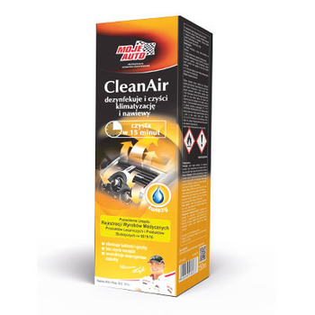 

CleanAir – Очиститель системы вентиляции автомобиля, аромат Свежий 150мл (MojeAuto) Польша