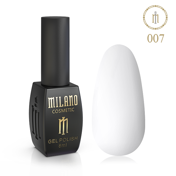 

Гель лак для ногтей Милано (Milano Cosmetic) 8 мл № 007 Белый