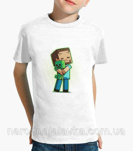 

Футболка Майнкрафт. Minecraft Нубик и крипер. На мальчика или девочку.