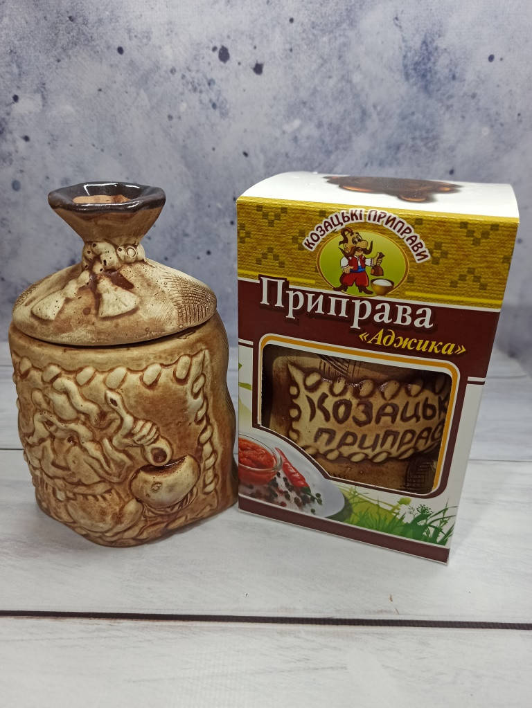 

Приправа "Аджика" 100 гр (горшочек) ТМ Козацкие приправы