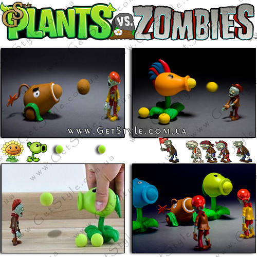 

Боевые растения из Plants vs Zombies Shooting Plants 1 шт