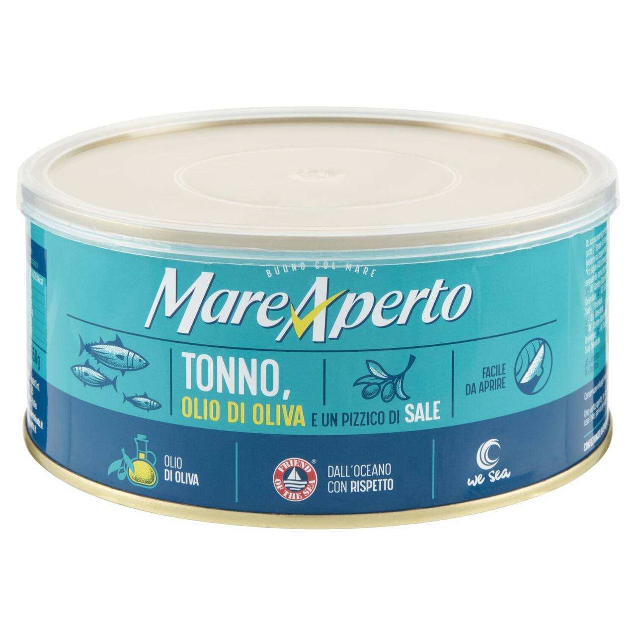 

Тунец в оливковом масле Mare Aperto Tonno Olio di Oliva 900 г( Италия)