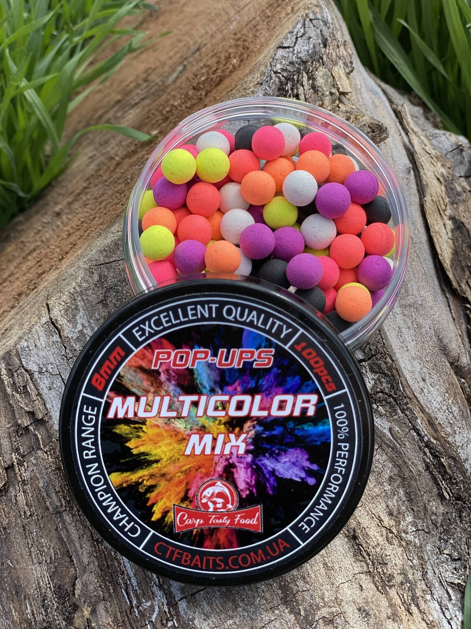 

Плавающие бойлы POP-UP MULTICOLOR 8mm 100шт