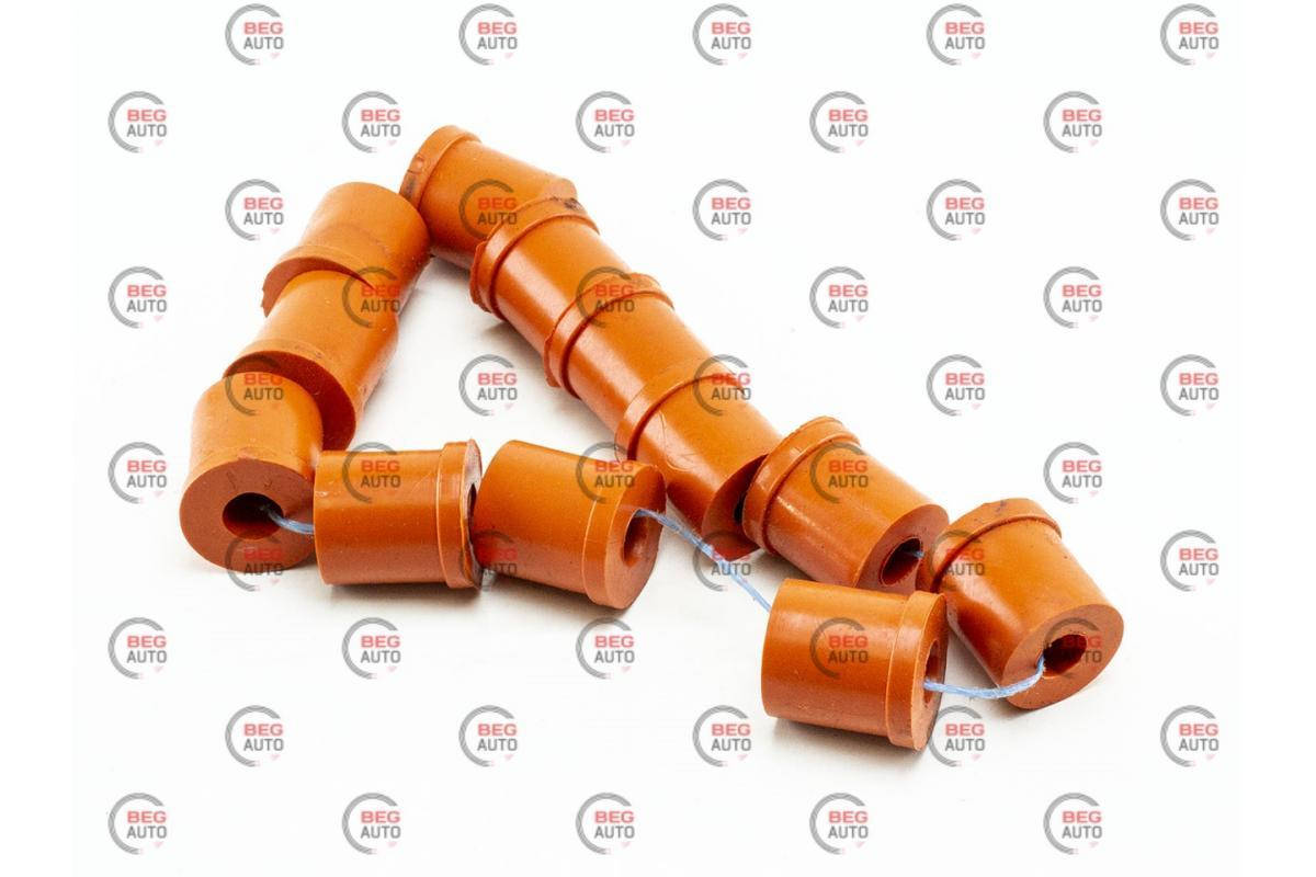 

Втулка рессорная 2410 (к-т 12шт) полиуретан красная 36мм