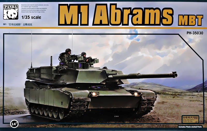 

Сборная модель Танк M1 "Абрамс" MBT 1:35 Panda (PH35030)