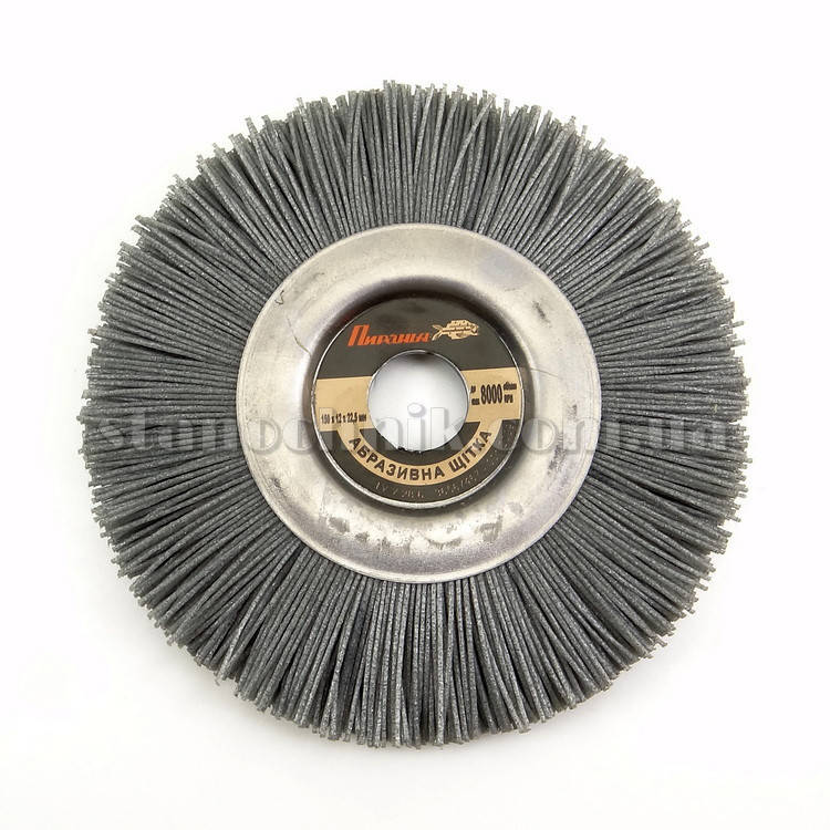 

Щетка-пиранья дисковая для УШМ 125х12х22 мм P80 (серая)