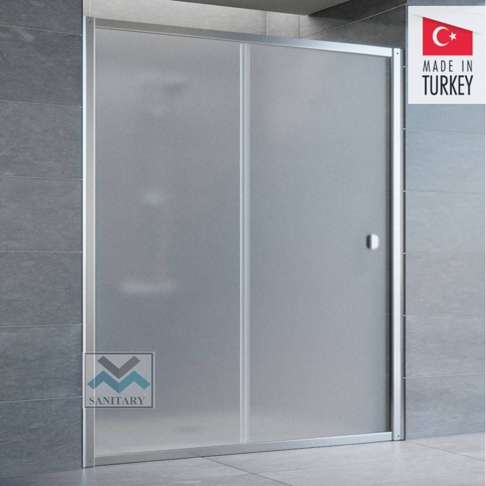 

Душевая дверь в нишу Shower SD-120 120x190 раздвижная двери для душа матовое безопасное стекло 5мм