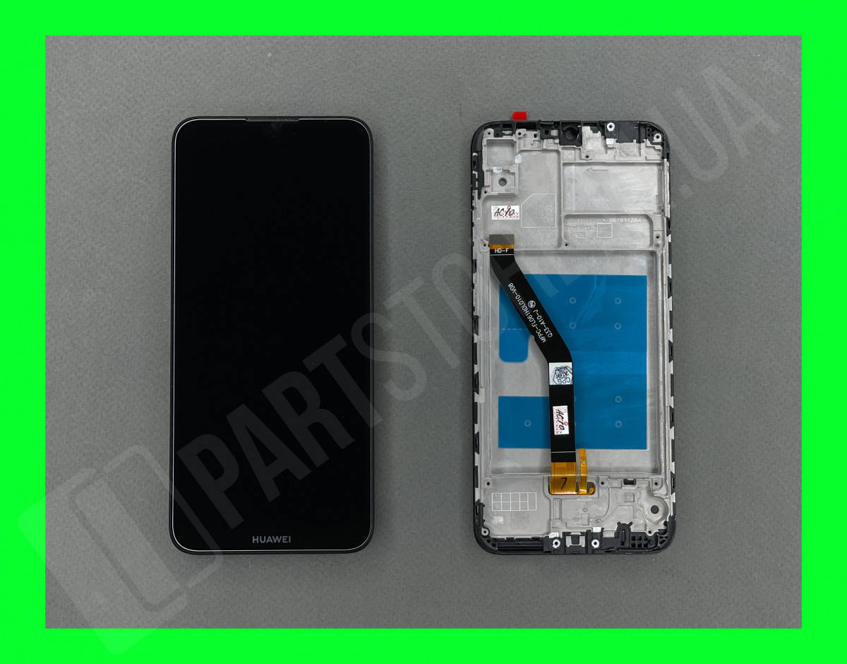 

Дисплей Huawei Y6 2019 с сенсором и рамкой, черный (оригинальные комплектующие)