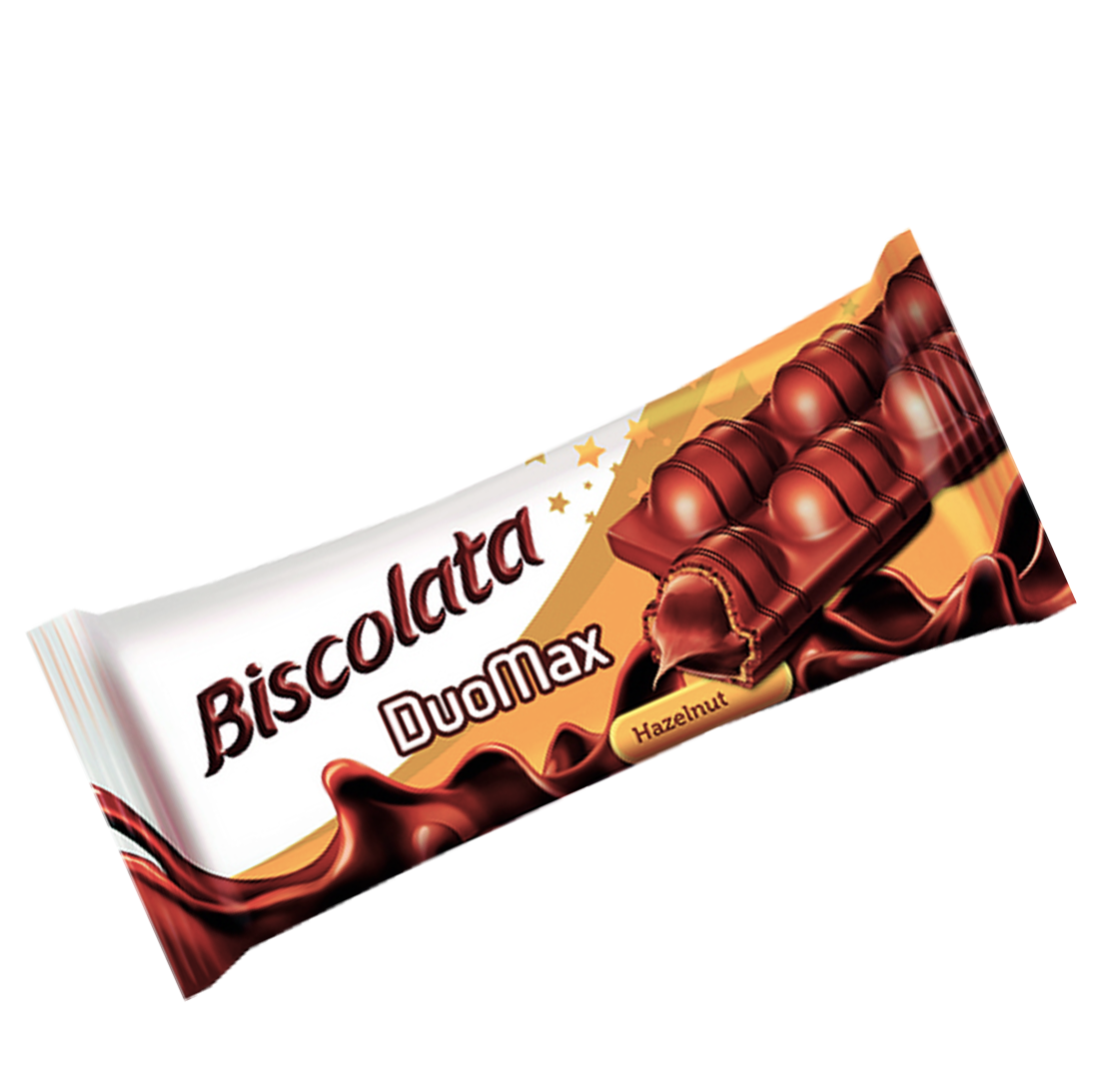 

Вафли Biscolata Duomax в молочном шоколаде с ореховым кремом 44 гр (уп/12шт)