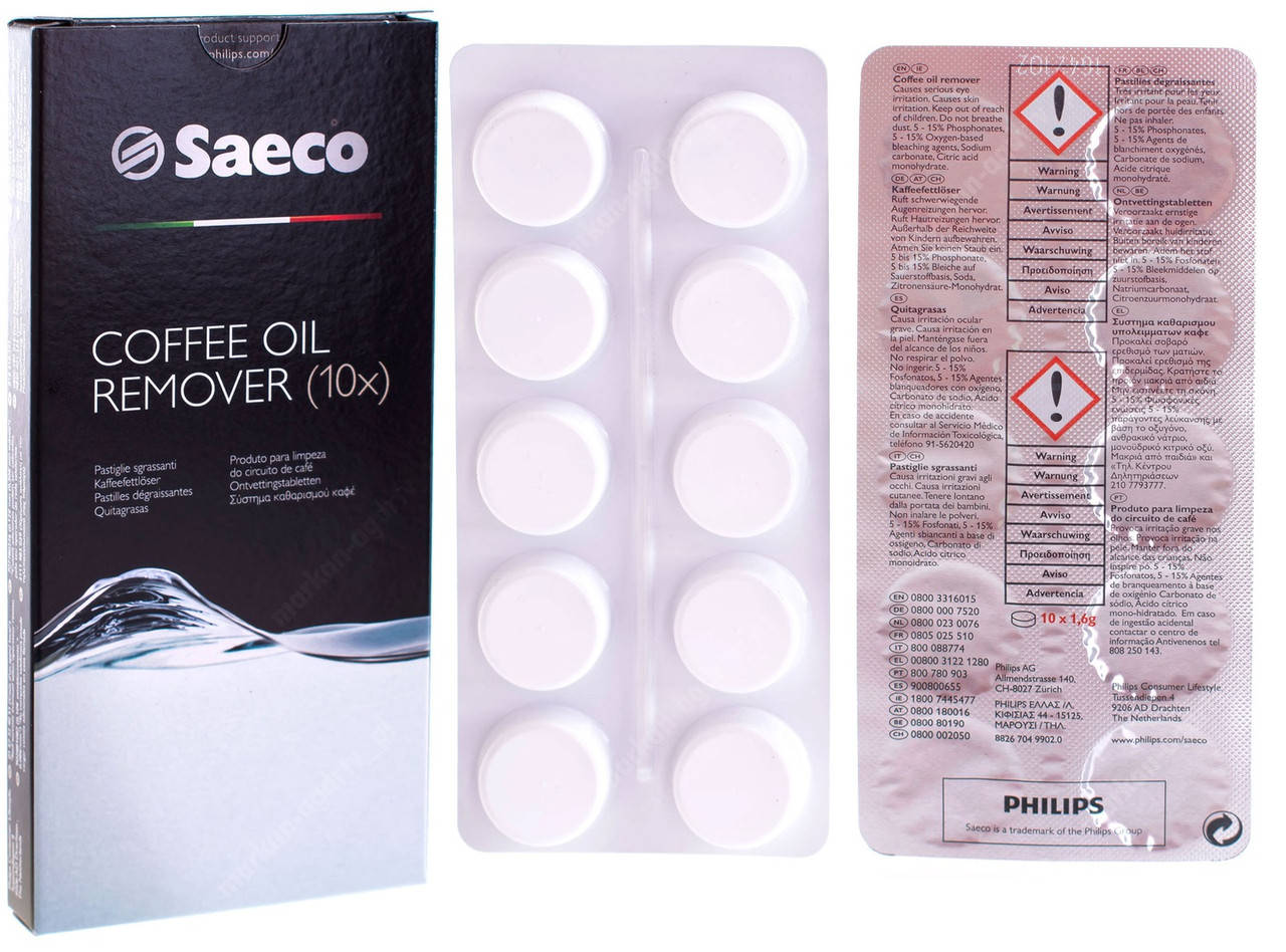 

Таблетки для чистки от кофейных масел / жиров Saeco CA6704/99 - 10 шт