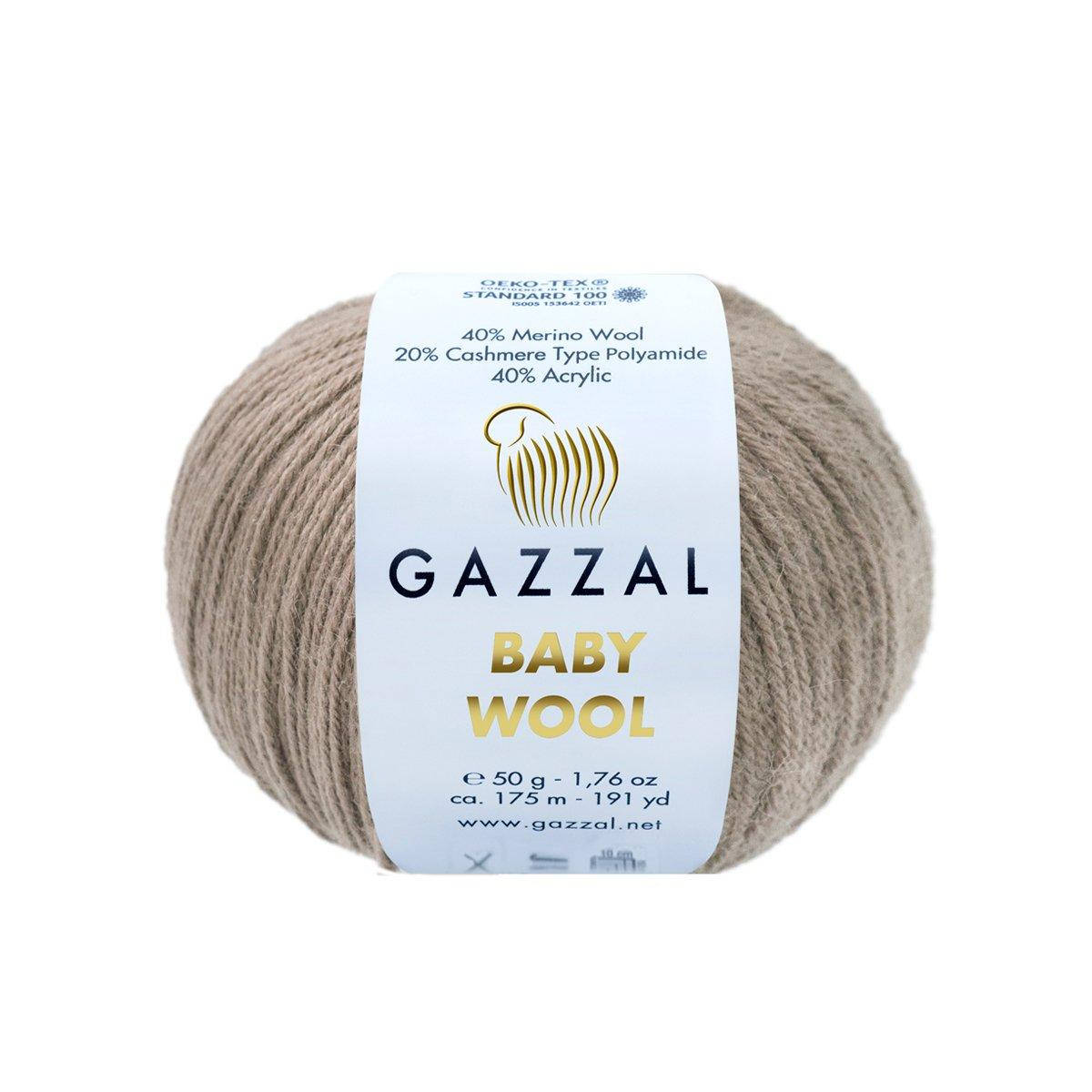 

Gazzal Baby Wool № 835 кофе с молоком