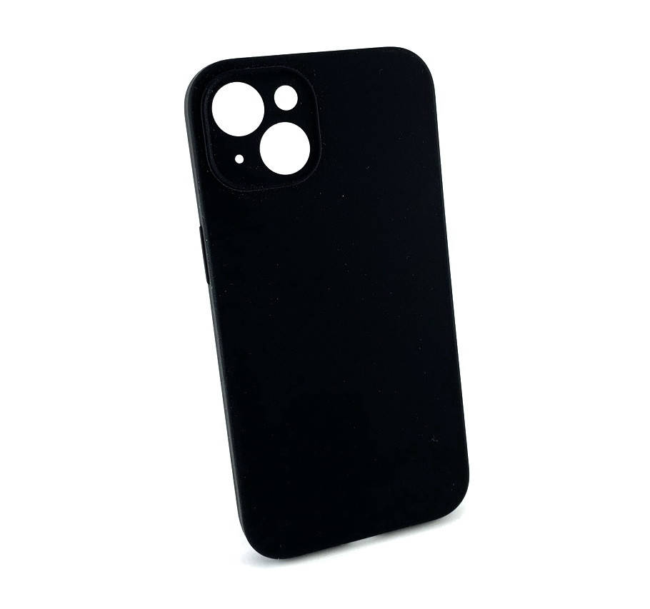 

Чехол на iPhone 13 накладка бампер Silicone Case Full силиконовый original черный