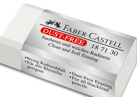 

Резинка-Ластик FABER-CASTELL DUST-FREE белый винил 187130