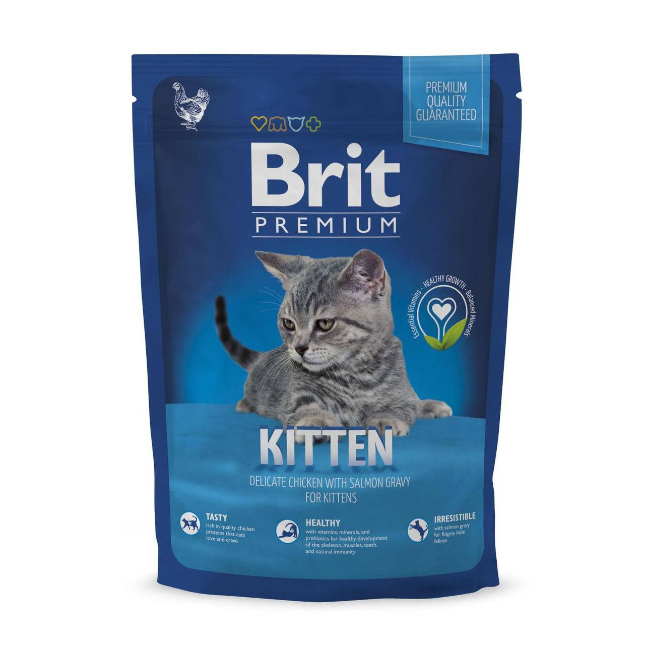 

Корм для котят Brit Premium Cat Kitten с курицей 1,5 кг
