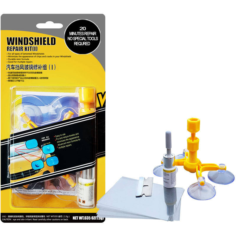 

Набор для ремонта ветрового стекла Windshield Repair Kit, Синий