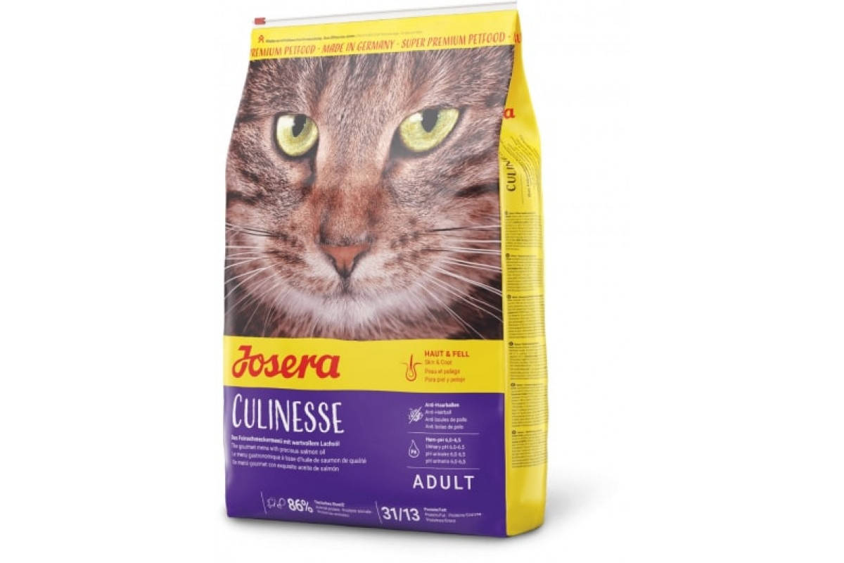 

Сухой корм Josera Adult Culinesse для кастрированных кошек, с лососем, 400 г