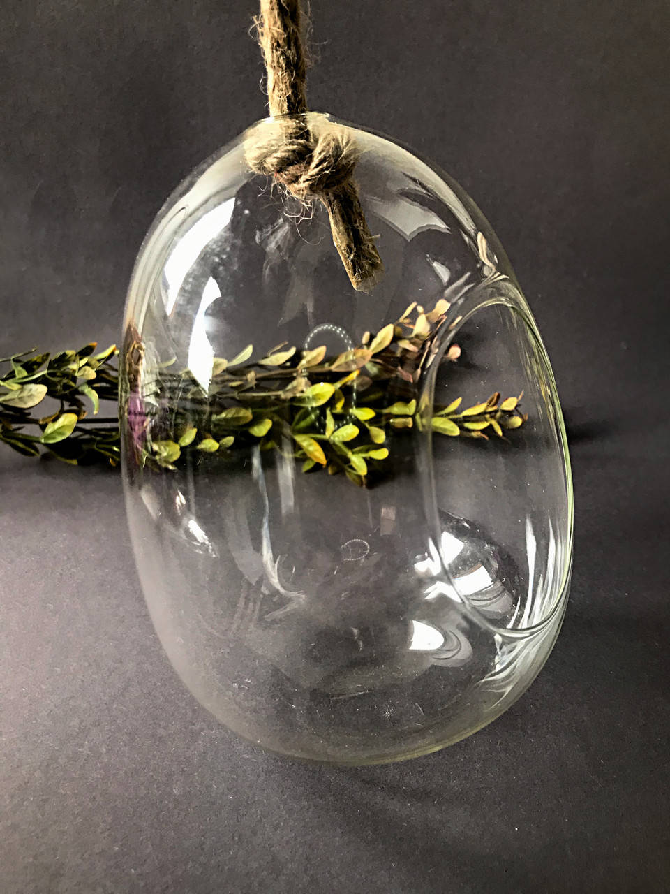 

Колба стеклянная подвесная, высота 16 см