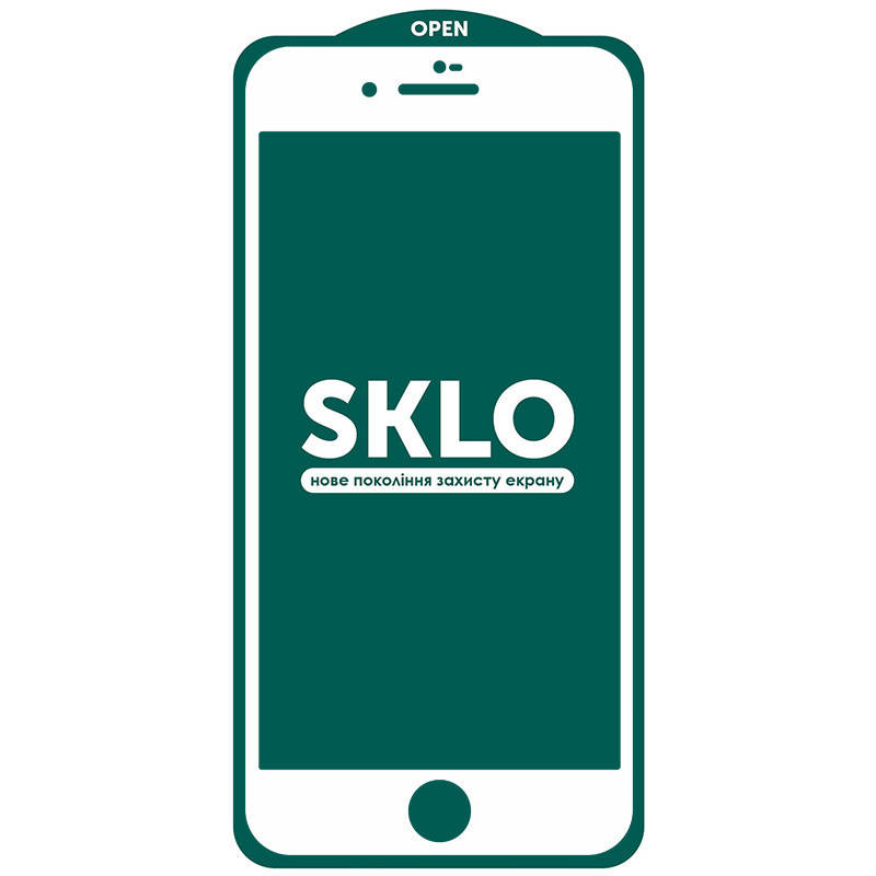 

Защитное стекло SKLO 5D (на весь экран) для Apple iPhone 7 plus / 8 plus (5.5"), Белый
