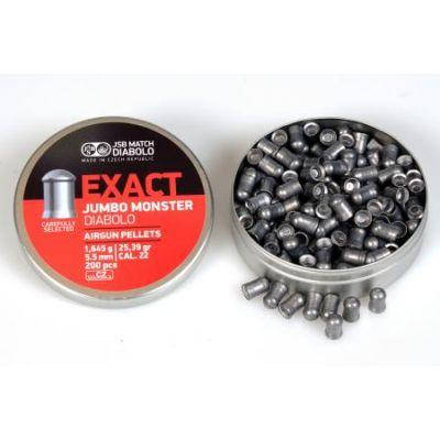

Пульки JSB Diabolo Exact Jumbo Monster 5.52мм, 1.645г (200шт)