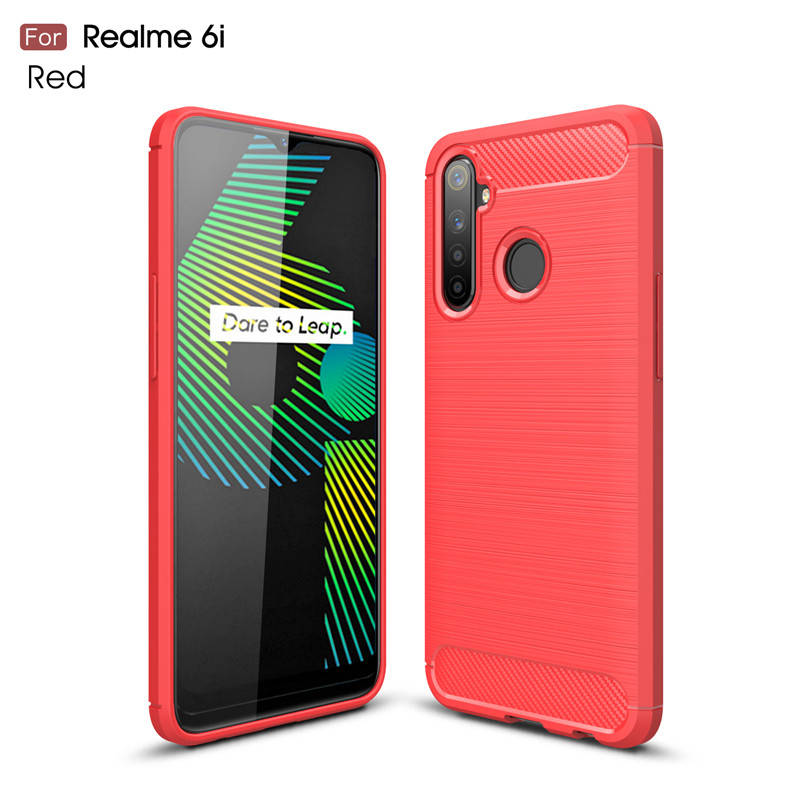 

TPU чехол накладка Urban для Realme 6i (3 цвета) красный