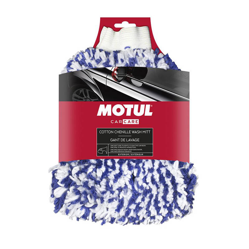 

Рукавица для мытья автомобиля Motul Cotton Chenille Wash Mitt (850132/110112) 1шт.