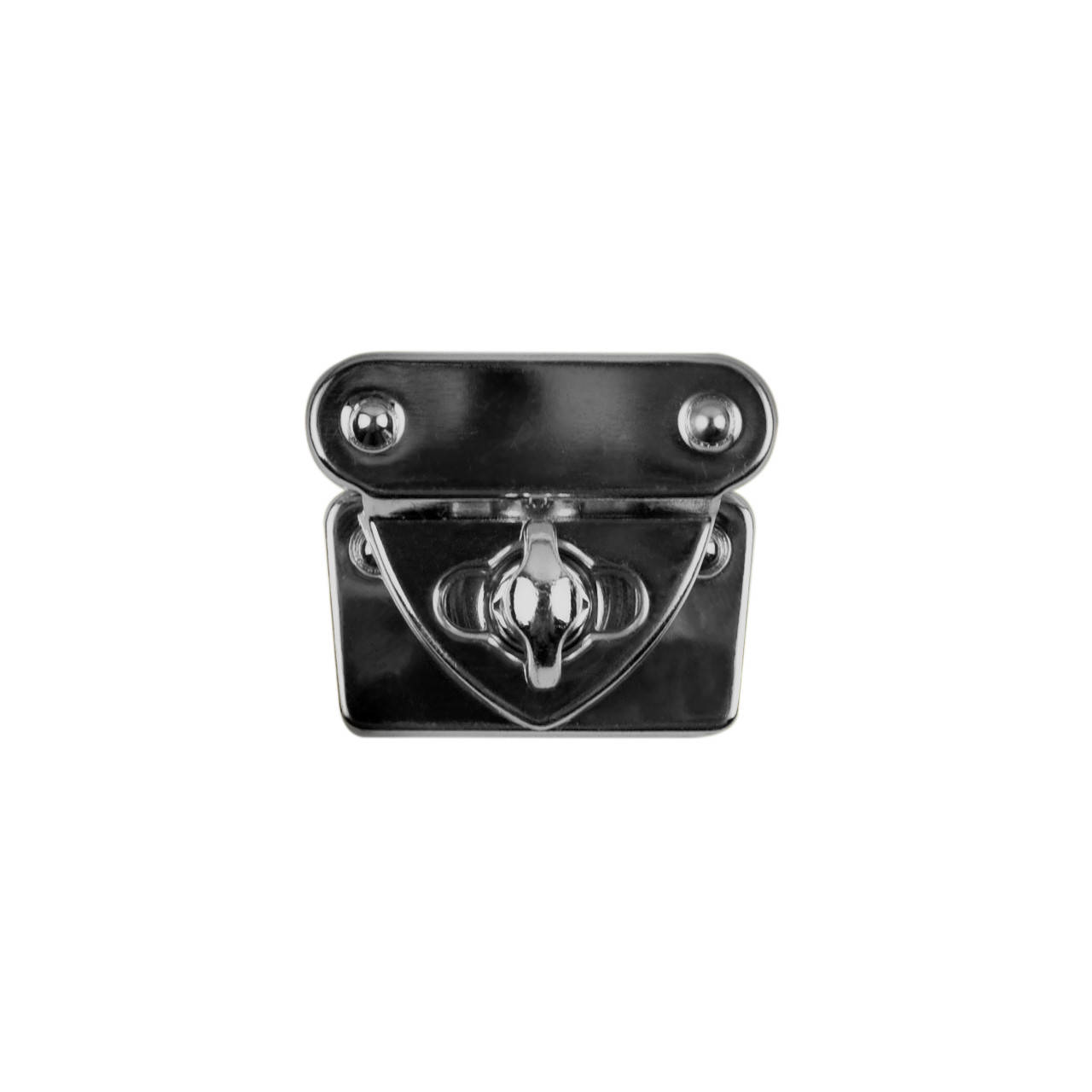 

Замок поворотний 3,5 см трикутний Чорний Металік, Черный металлик