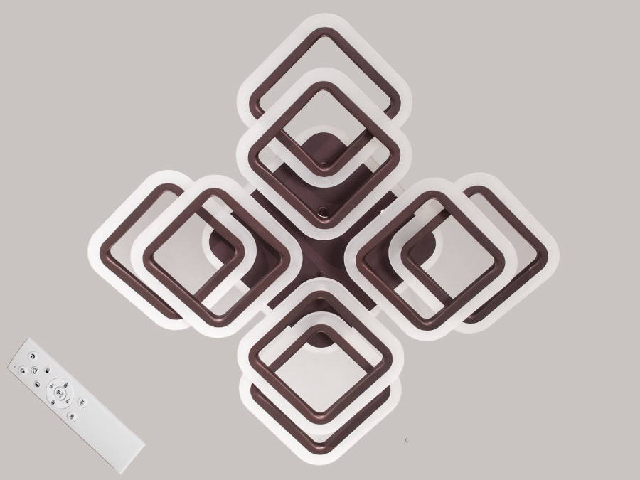 

Светодиодная люстра с диммером и LED подсветкой, 105W