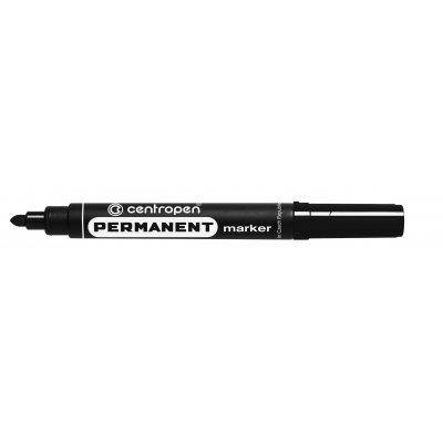 

Маркер Centropen 8566 чорн. перманентний КРУГЛИЙ (10), Черный